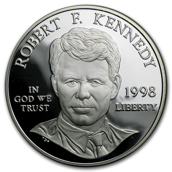 Picture of Серебряная монета "Liberty - Роберт Ф. Кеннеди" 1 доллар США 1998
