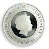 Picture of Серебряная монета с голограммой  "Год Свиньи"  31,1 грамм,  Австралия
