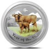 Picture of Срібна монета "Рік Бика" 31,1 грам