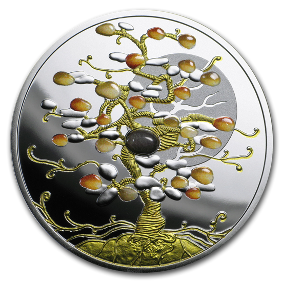 Picture of Серебряная монета "Дерево удачи" 31,1 грамм Ниуэ 2019