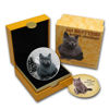 Picture of Срібна монета "Британська кішка" серія Кращі друзі людини - кішки