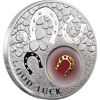 Picture of Срібна монета "Підкова на щастя  GOOD LUCK" 2012