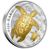 Picture of Позолочена срібна монета "FIJI TAKU Черепаха Хоксбілл" 31,1 грам 2012