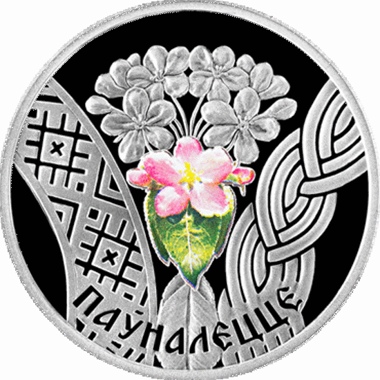 Picture of Серебряная монета "Совершеннолетие" 33,63 грамма Беларусь 2010