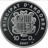 Picture of Срібна монета "Екстрім Гірський велосипед" 28,28г Андорра 2007