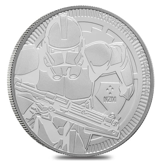 Picture of Серебряная монета «Clone Trooper - Солдат клон» 2019 Ниуэ (Звездные войны)