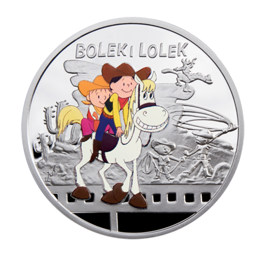 Picture of Срібна монета "Герої мультфільмів - Болек і Льолек" 14,14 грам