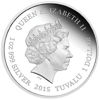 Picture of Серебряная цветная монета "Год Козы"  Тувалу 31,1 грамм