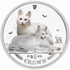 Picture of Серія «Коти острова Мєн» Срібна крона "Турецький кіт" 31,1 грам  2011 р Острів Мен