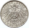 Picture of Срібна монета 2 Марки - Царювання Вільгельма II 11,11 грам 1913 р.
