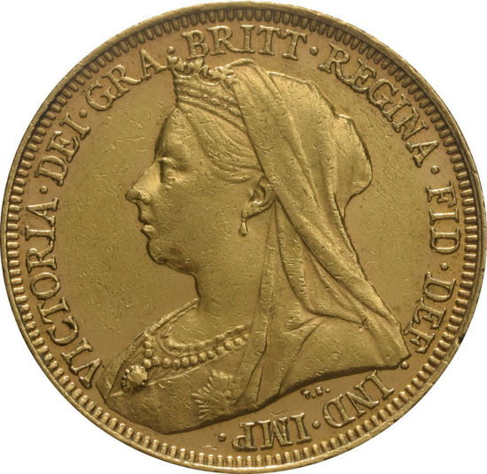 Picture of Золота монета Соверен Вікторії  1893-1901