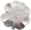 Picture of Серебряная  3D монета в форме четырёхлистника клевера "Фортуна" 31,1 грамм 2018 г. На удачу
