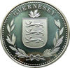 Picture of Серебряная монета  "8 дублей Гернси" 31.1 грамм  2014