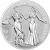 Picture of Срібна монета «Італія і Германія» серія Алегорія Silver Round - Germania- Italiya . Allegories 2020