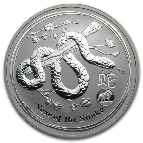 Picture of Срібна монета "Рік Змії - Лев Таємний" 31,1 грам Австралія