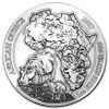 Picture of Серебряная монета "Африканская дикая природа - Бегемот" 31.1 грамм Руанда 2017