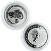 Picture of Набор из пяти серебряных монет "Великие мотоциклы 30-х годов" Острова Кука