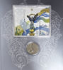 Picture of  Пам'ятний блок "марка та монета  "До 30-річчя незалежності України" номіналом 5 гривень нейзильбер