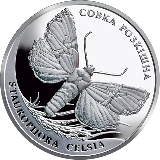 Picture of Срібна пам'ятна монета "Совка розкішна"