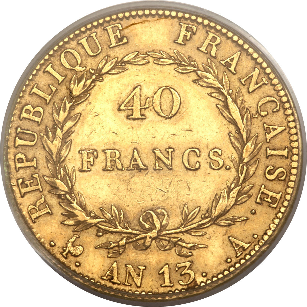 Франція Золото 40 франків Наполеон I AN13 (1804-1805). Монеты Украины и ...