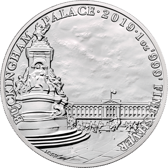 Picture of Срібна монета "Букінгемський палац" Великобританія 31,1 гр.