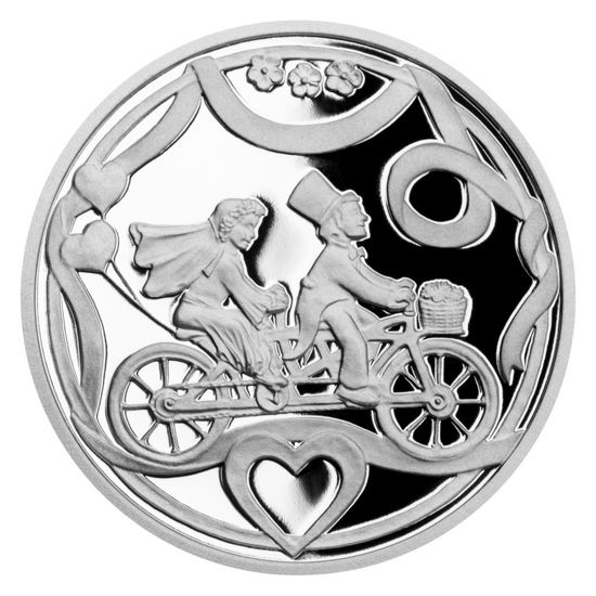 Picture of Серебряна медаль "Свадьба” 29 грамм 2021 г.