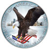 Picture of Серебряная цветная монета "Американский орел - Liberty " 31.1 грамм 2021 г. США