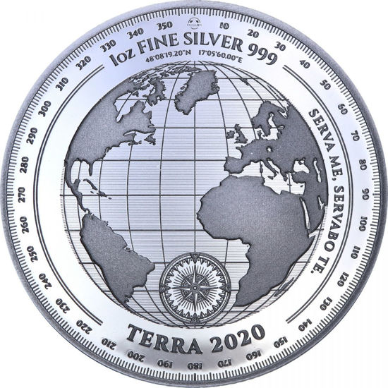 Picture of Срібна монета "Терра - Terra" 31.1 грам 2020 р. Токелау