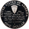 Picture of "Liberty - Годовщина Второй мировой войны" 1 доллар США 1993