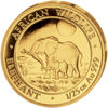 Picture of Золотая монета "Слон - серия "Африканская живая Природа" 1.24 грамм 2011 г.