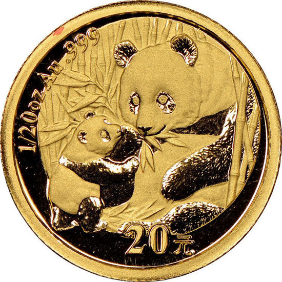 Picture of Золота монета "Китайська Панда" 1,555 грам 2005 р.