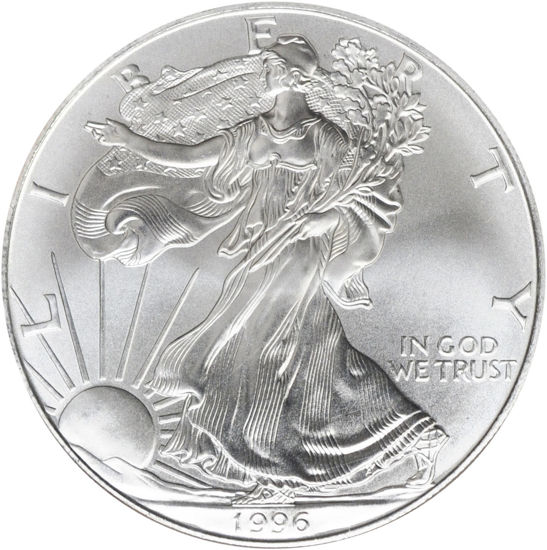 Picture of 1 $ долар США Американський Срібний Орел Liberty 1996 р