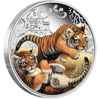 Picture of Срібна монета "Тигр" серія дитинчата котячих 15.55 грам