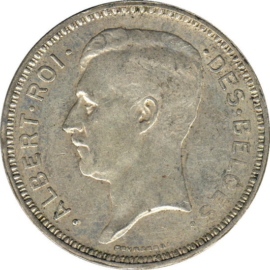 Picture of Бельгия 20 франков Король Альберт I