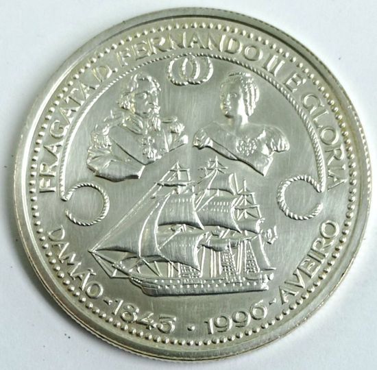 Picture of Срібна монета 1000 ескудо Португалія "Фернандо II і Глорія"