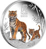 Picture of Серебряная цветная монета «Тигр - TIGER Lunar Year Series III» 31.1 г. Австралия 2022