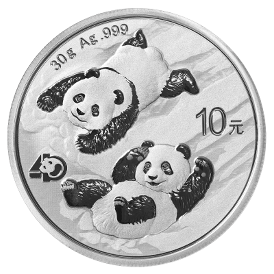 Picture of Срібна монета "Китайська Панда" 30 грам 2022 р
