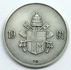 Picture of Медаль с изображением Папы Иоанна Павла II 14.99 грамм 1991 г.