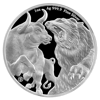 Picture of Серебряная монета "Бык и Медведь" 31.1 грамм  2023 г.