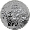 Picture of  Срібна монета "Рю - Вуличний боєць" 2022 31,1 грам Тувалу