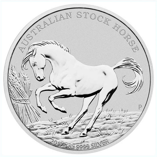 Picture of Серебряная монета "Австралийская лошадь" 31,1 грамм 2017 Австралия