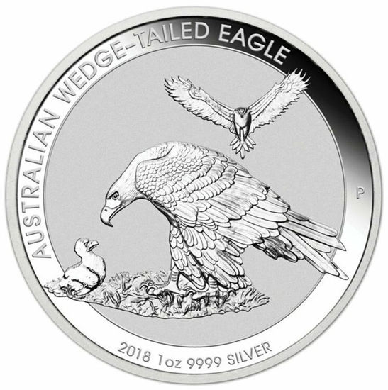 Picture of Срібна монета "Австралійський клинохвостий орел" 31,1 грам 2018 р.
