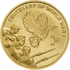 Picture of Золотая монета "Столетие мировой войны" 0.31 грамм