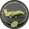 Picture of Срібна монета "Літак Антонова, АН-148" Black edition