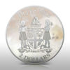 Picture of Серебряная монета "Мой маленький щенок - Померанский шпиц" 31.1 грамм