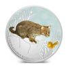 Picture of Серебряная монета "Дикий кот - Пятнистый рыжий" 31.1 грамм