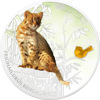 Picture of Срібна монета "Дикий кіт - Бенгальський" 31.1 грам