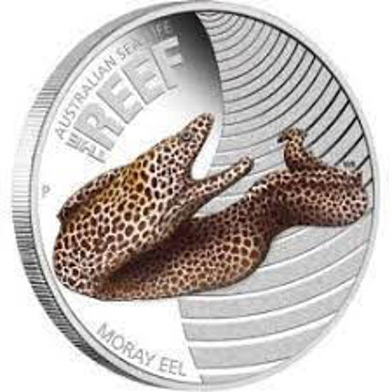 Picture of Серебряная монета "Рыба  Мурена"  15.55 грамм  Австралия  2010