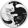 Picture of Срібна монета "Кленовий Лист Інь-Янь" 31.1 грам 2017 р.