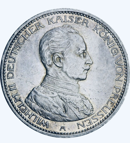 Picture of Серебряная монета Вильгельм II 5 марок 1913-1914 Пруссия Германская Империя